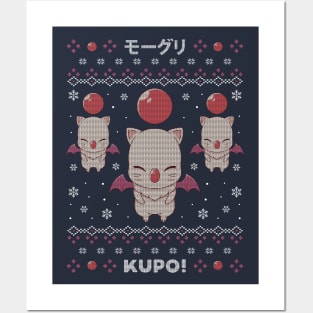 Moogle Kupo! Christmas Posters and Art